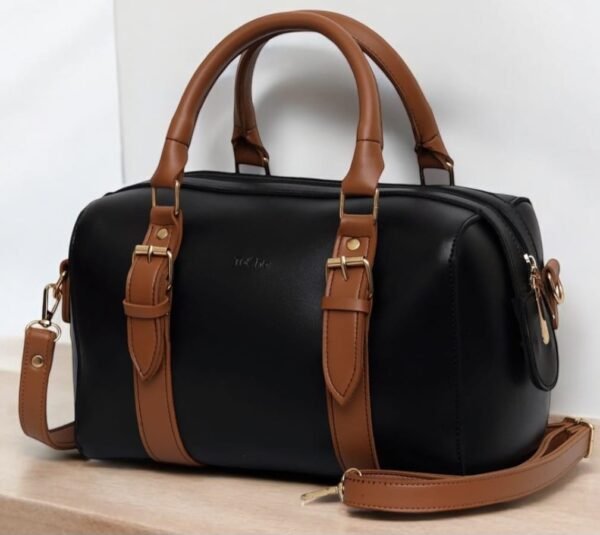 black satchel bag for women with shoulder strap